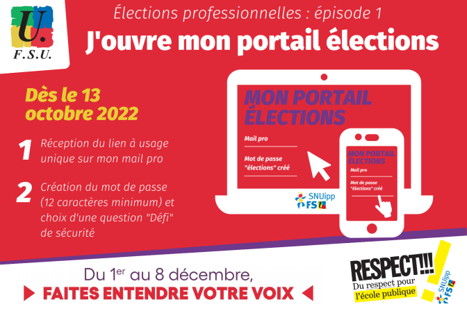 Elections pro 2022 : activez votre compte !