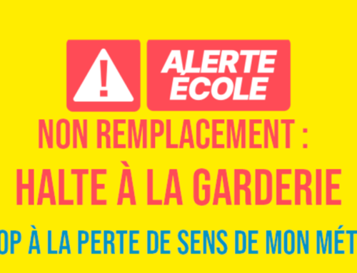 Non remplacement, ne pas se taire !