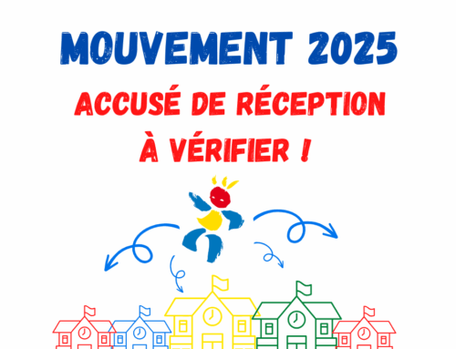 Mouvement PE 2025 : vérification de l’accusé de réception
