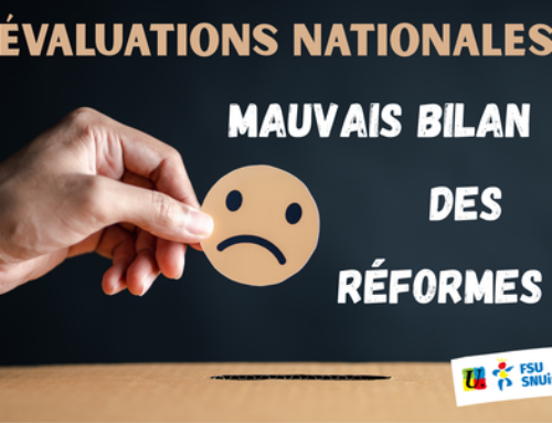 Bilan évaluations nationales rentrée 2025 : carton rouge